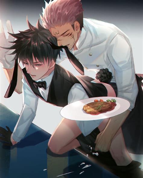 Chef Sukuna X Waiter Megumi 😵‍💫 Ryaoi