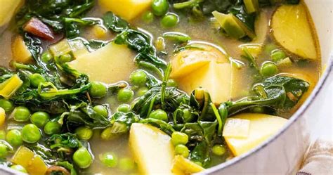 Simple Spring Greens Soup Paleo Whole30 Vegan Punchfork