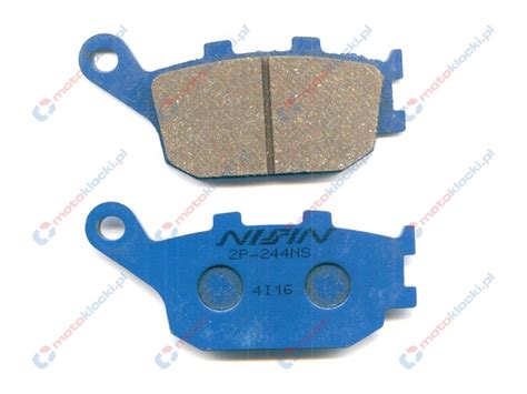 NISSIN 2P244NS NIEBIESKIE klocki hamulcowe do motocykli - sklep ...