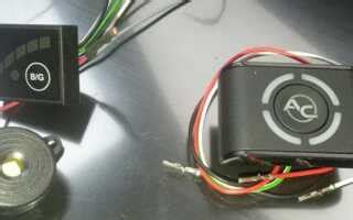 Кнопка переключения газ бензин 2-4 поколения ГБО, схема подключения на ...