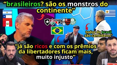 MEDO E CHORO DOS SULAMERICANOS POR CAUSA DOS BRASILEIROS NA