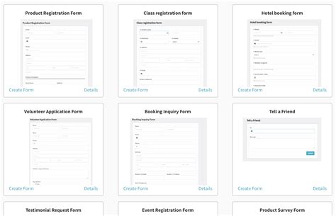form templates