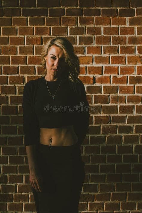 Portrait Of A Blonde Woman Stock Photo Image Of Feminist 120378682