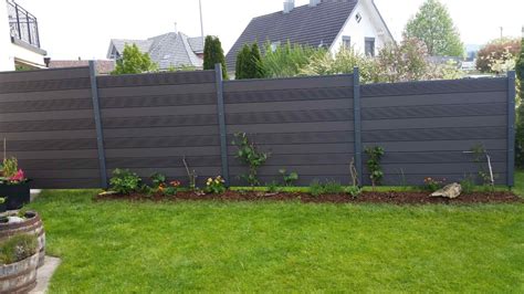 Wpc Zaun Sichtschutzzaun Komplettset Xl Gartenzaun