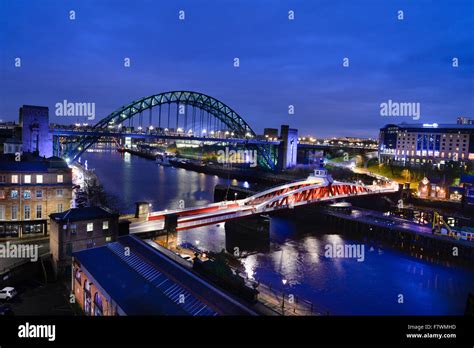 Newcastle Upon Tyne In The North East Of England The Iconic Tyne Bridge