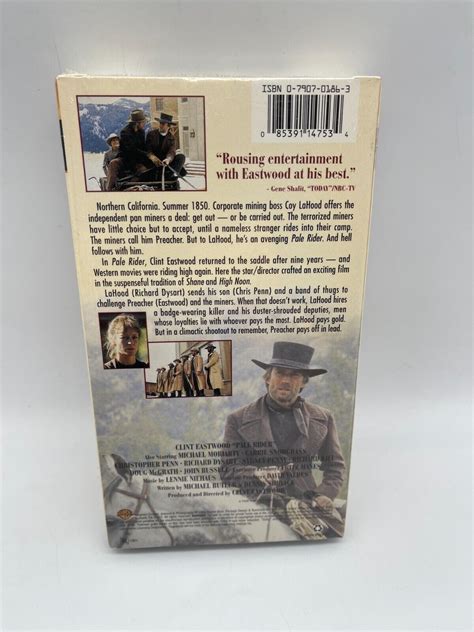 Pale Rider VHS 1990 Clint Eastwood Michael Moriarty NEW SEALED