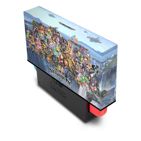 Kit Nintendo Switch Oled Skin E Capa Anti Poeira Super Smash Bros