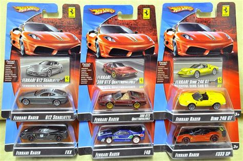 Kukuspace Hot Wheels Ferrari Racers Series Complete Cars