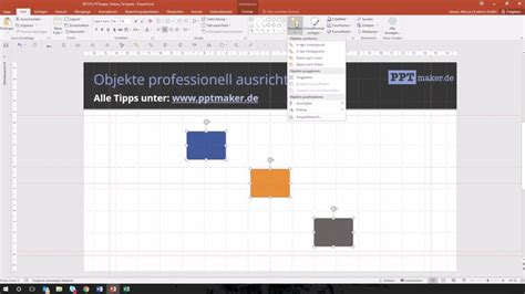 PowerPoint Tipps Objekte Professionell Ausrichten Part II YouTube