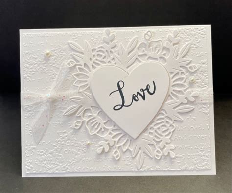 Stamping With Tamie Floral Heart Dies By Stampin Up