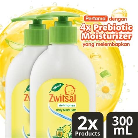 Jual Zwitsal Baby Bath Hair Body Milky Honey 300 ML X2 Shopee