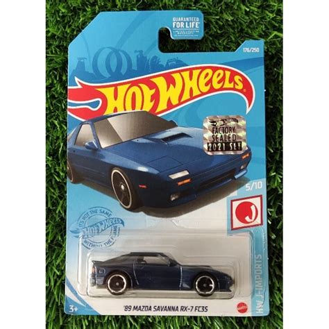 HOT WHEELS 風火輪 FS MAZDA SAVANNA RX FC S 藍色 蝦皮購物