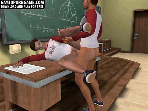 Horny 3D Cartoon Hunk Gets Fucked After Class XVIDEOS