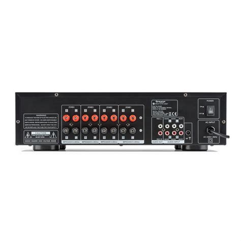 AV2 CD850BT 4 Zone Stereo Amplifier 8 X 50 W RMS Bluetooth USB CD Black