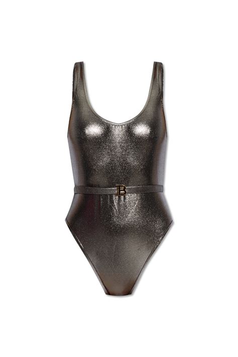 Balmain One Piece Swimsuit Womens Clothing Vitkac
