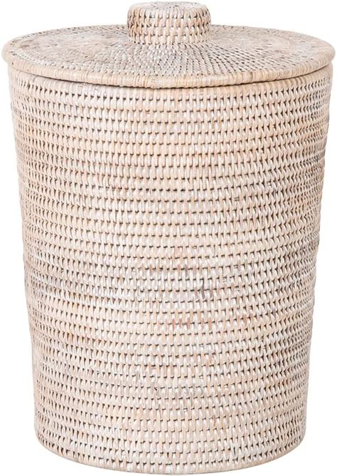 Amazon Kouboo La Jolla Rattan Round Plastic Insert Lid Large