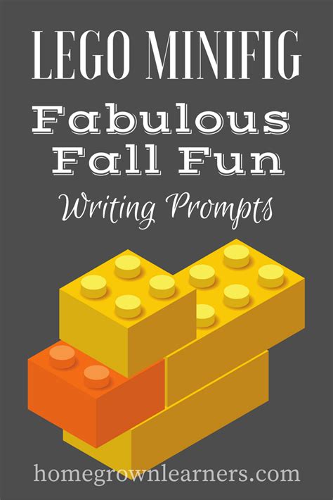 Lego Minifig Writing Prompts Fabulous Fall Fun — Homegrown Learners