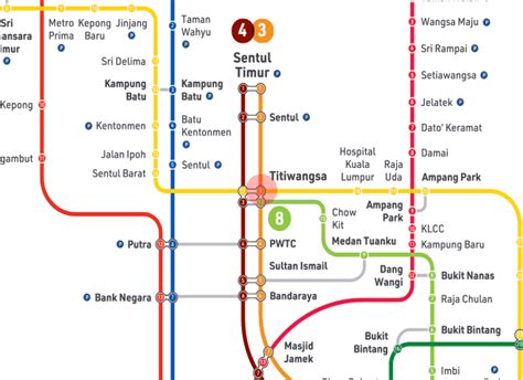 Titiwangsa Station Map Kuala Lumpur Rapid Kl