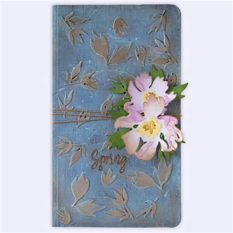 Sizzix Tim Holtz Thinlits Stanssi Brushstroke Flowers Lumikellot