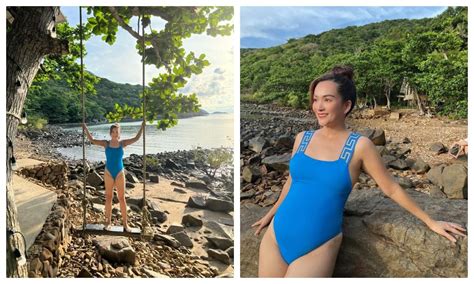 Vợ Bình Minh hiếm hoi diện bikini nóng bỏng mắt nhưng lại lộ khuyết điểm ở vùng nhạy cảm