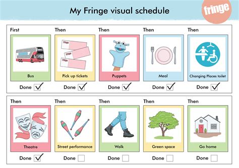 Swan Volunteer Creates Visual Schedule For The Edinburgh Fringe Swan