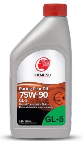Idemitsu Racing 75w-90 Gear Oil | bridgemoto