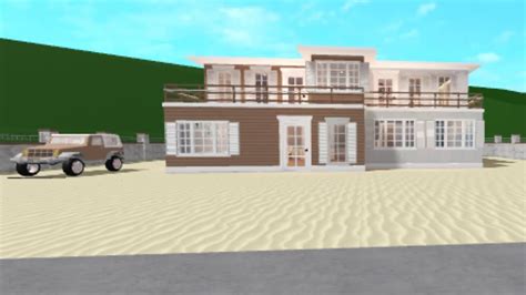 Beach House Speed Build Roblox Bloxburg Youtube