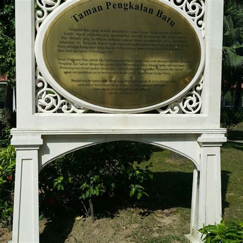 taman pengkalan batu klang park  klang