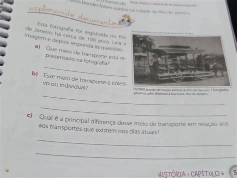 Qual E A Principal Diferente Desse Meio De Transporte Em Rela O Aos