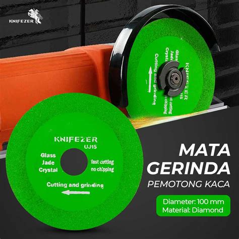 Jual Knifezer Mata Gerinda Cakram Pemotong Kaca Diamond Cutting