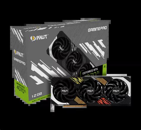 Palit Geforce RTX 4070 TI GamingPro OC 12GB GDDR6X 192Bit Graphics Card ...