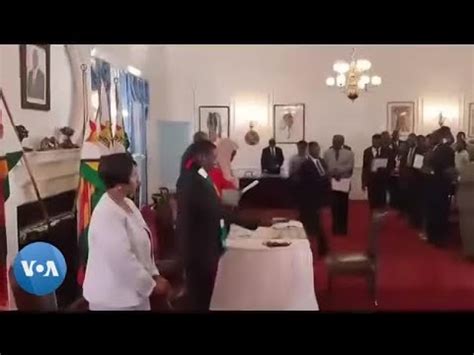 Kembo Mohadi Sworn In As Zimbabwes Vice President Youtube