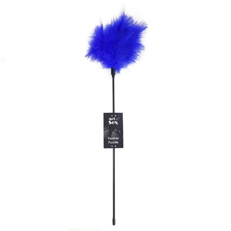 Лоскоталка з пір я Art of Sex Feather Paddle синя купити Candor Place арт SO
