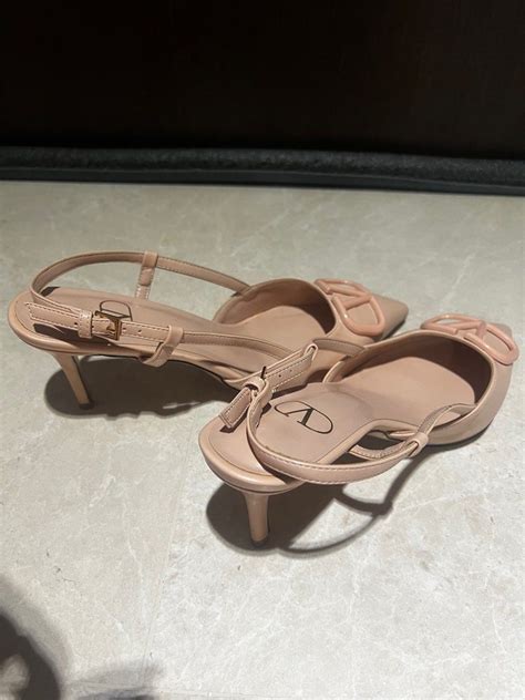 Valentino Nude Heels Women S Fashion Footwear Heels On Carousell