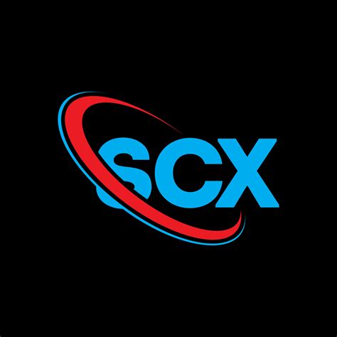 SCX logo. SCX letter. SCX letter logo design. Initials SCX logo linked ...