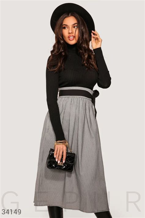 Юбка в мелкую клетку (арт. 34149) ♡ интернет-магазин Gepur