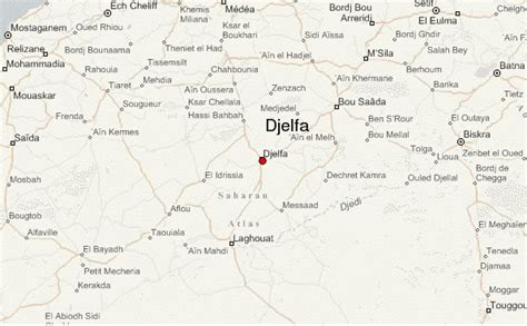 Djelfa Map - Algeria