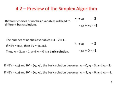 Ppt Chapter The Simplex Algorithm Part Powerpoint Presentation