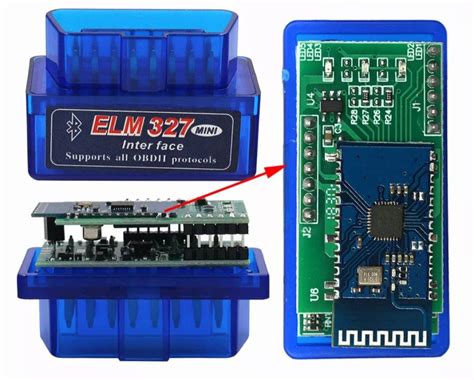 Obd elm 327 versia 1,5 с оригинальным pic18f25k80 obd2, автомобильный ...