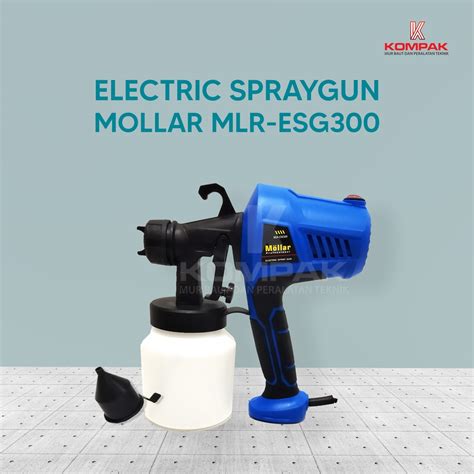 Jual Gosend MOLLAR ESG300 Electric Spray Gun Alat Semprot Cat Minyak