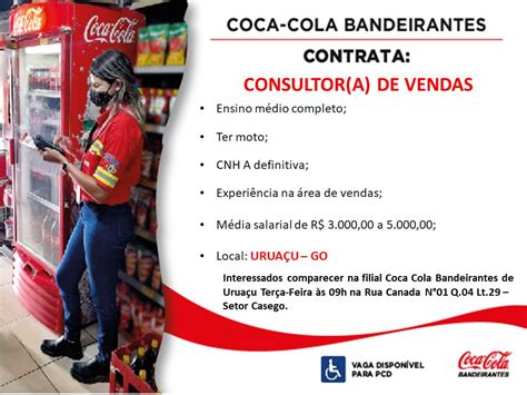 Refrescos Bandeirantes Indústria E Comércio - Coca-Cola Refrescos Bandeirantes on LinkedIn: #consultordevendas # ...