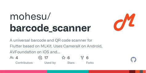 GitHub Mohesu Barcode Scanner A Universal Barcode And QR Code