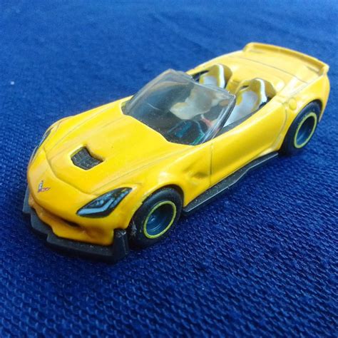 HOT WHEELS 壓鑄散裝風火輪 HW Corvette C Z 黃色橡膠輪胎 蝦皮購物