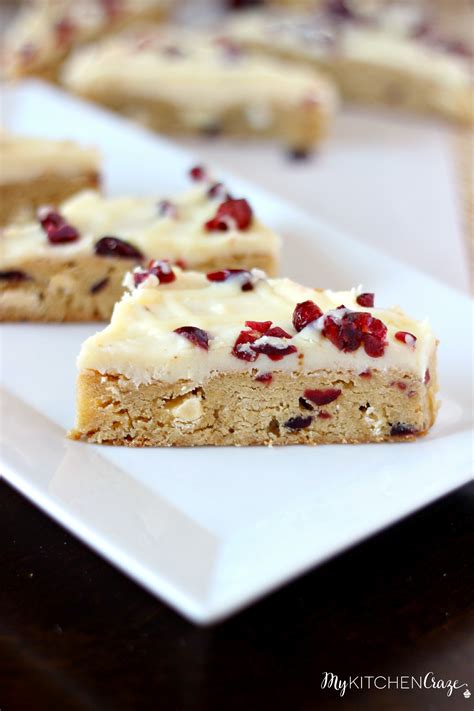 Cranberry Bliss Bars Starbucks Copycat My Kitchen Craze