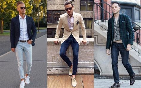 How To Wear A Blazer With Jeans Mens Style And Outfit Ideas