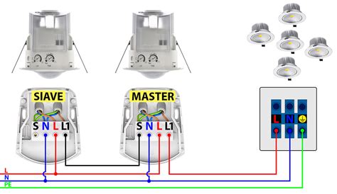 Схема подключения датчика движения