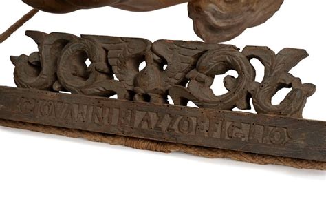 Wood Sculpture Representing A Naked Woman On A Swing Th Century