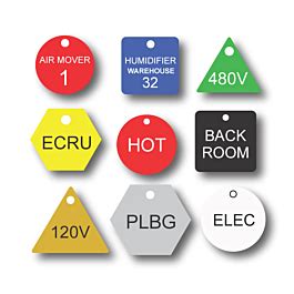 engraved equipment tags engraved conduit tags key tags custom