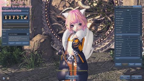 Blade And Soul Character Creation Female Lyn Youtube