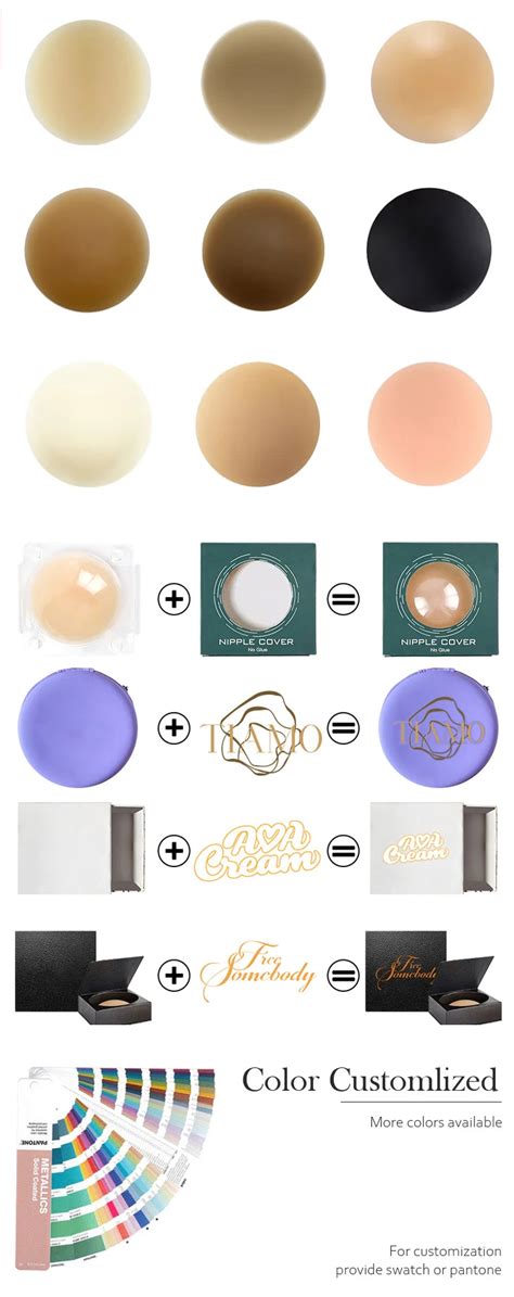 100 Reusable Skin Nude Nipple Cover Pasties Seamless Pasties Nipple Cover Non Adhesive Silicone
